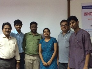 L to R: Ram, Raj, Navaram,Reema, Kumar, Sourav